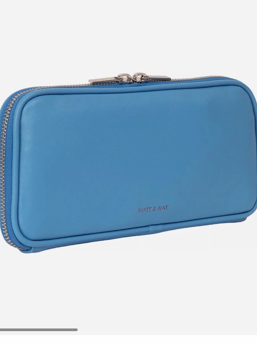 Matt & Nat Sol Oliv Vegan Crossbody Wallet in Sky Blue (BNWOT)